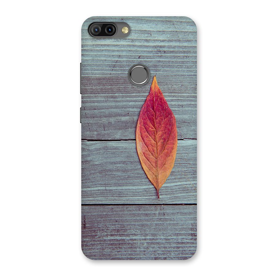 Classic Wood Leaf Back Case for Infinix Hot 6 Pro