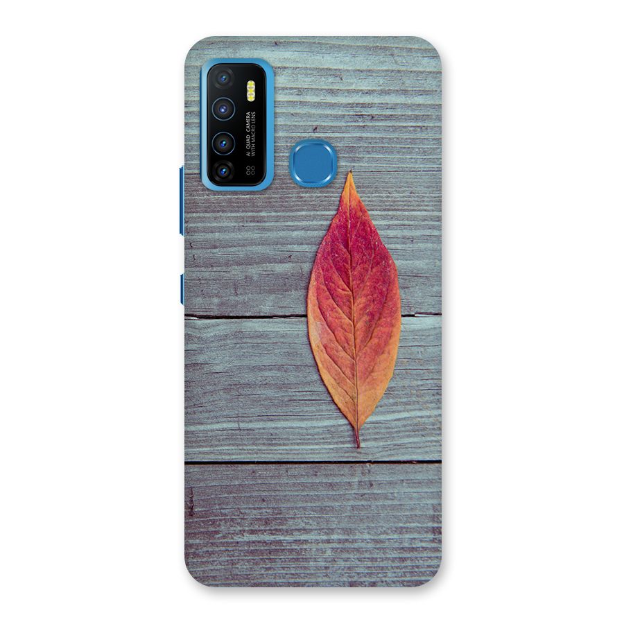 Classic Wood Leaf Back Case for Infinix Hot 9