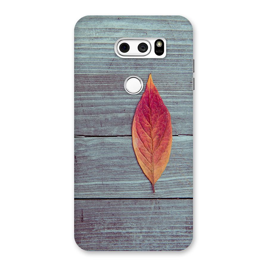 Classic Wood Leaf Back Case for LG V30
