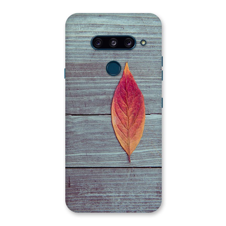Classic Wood Leaf Back Case for LG  V40 ThinQ