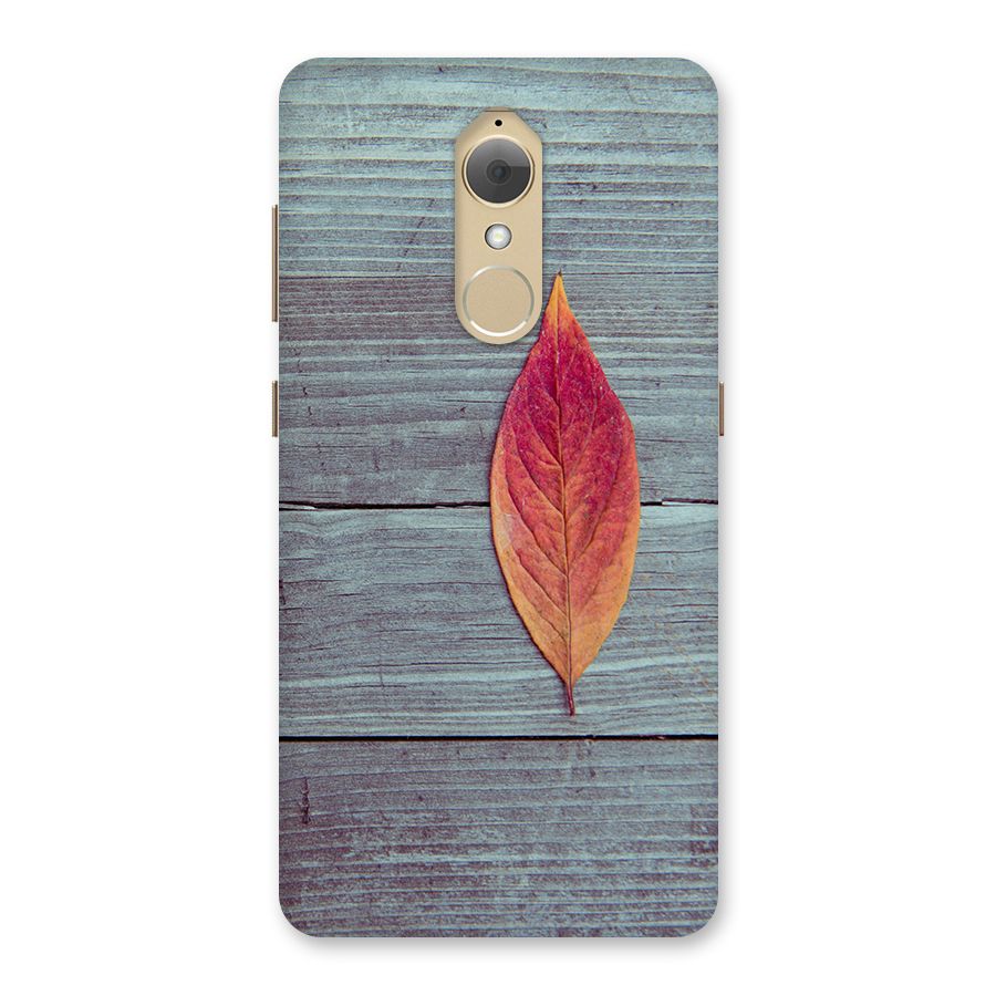 Classic Wood Leaf Back Case for Lenovo K8