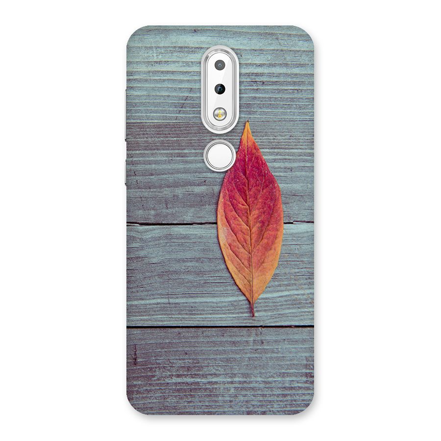 Classic Wood Leaf Back Case for Nokia 6.1 Plus