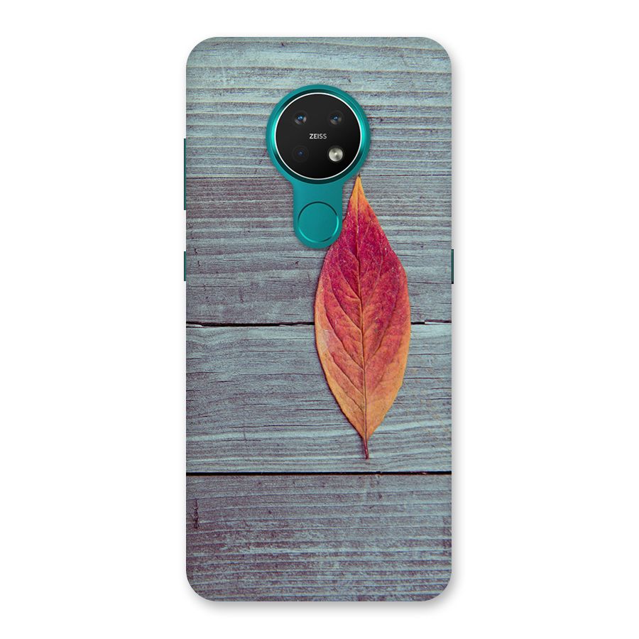 Classic Wood Leaf Back Case for Nokia 7.2