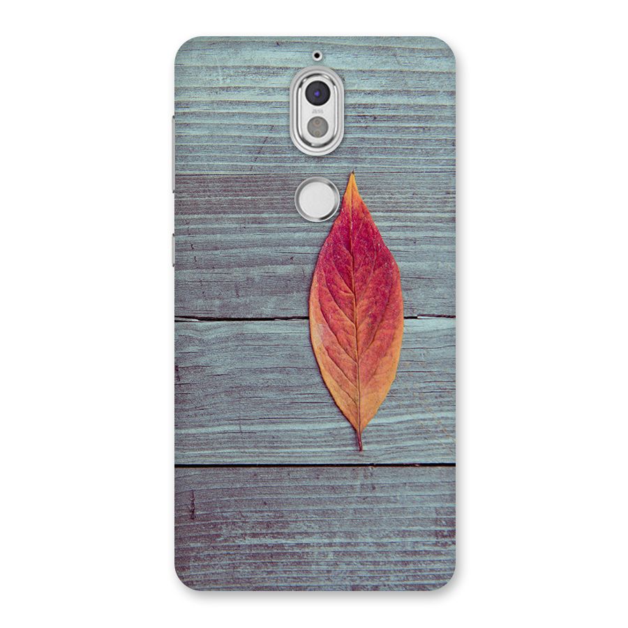 Classic Wood Leaf Back Case for Nokia 7