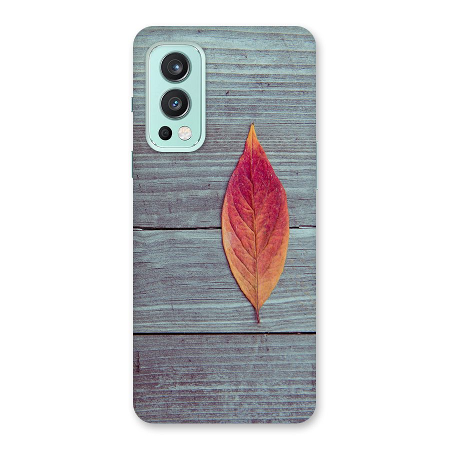 Classic Wood Leaf Back Case for OnePlus Nord 2 5G