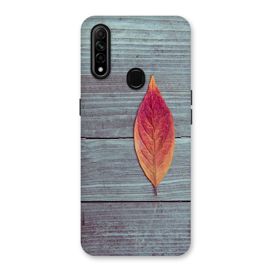 Classic Wood Leaf Back Case for Oppo A31