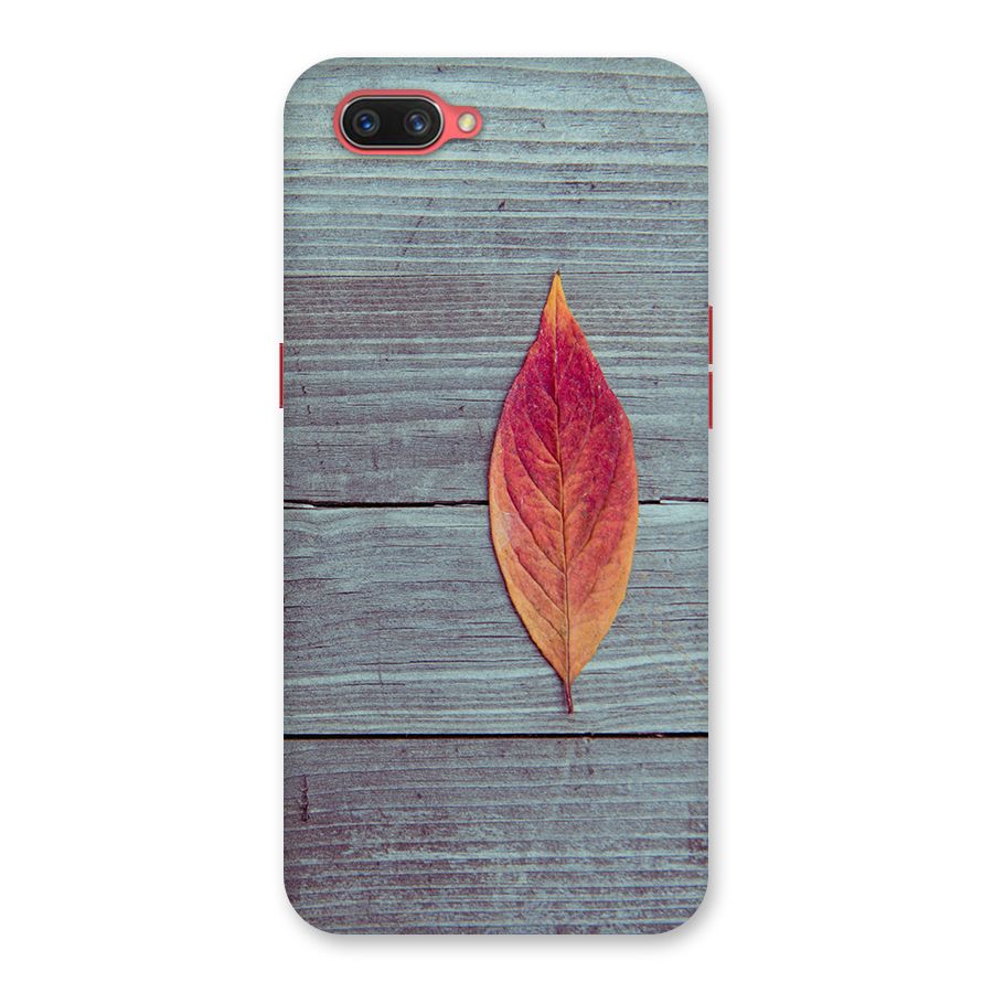 Classic Wood Leaf Back Case for Oppo A3s
