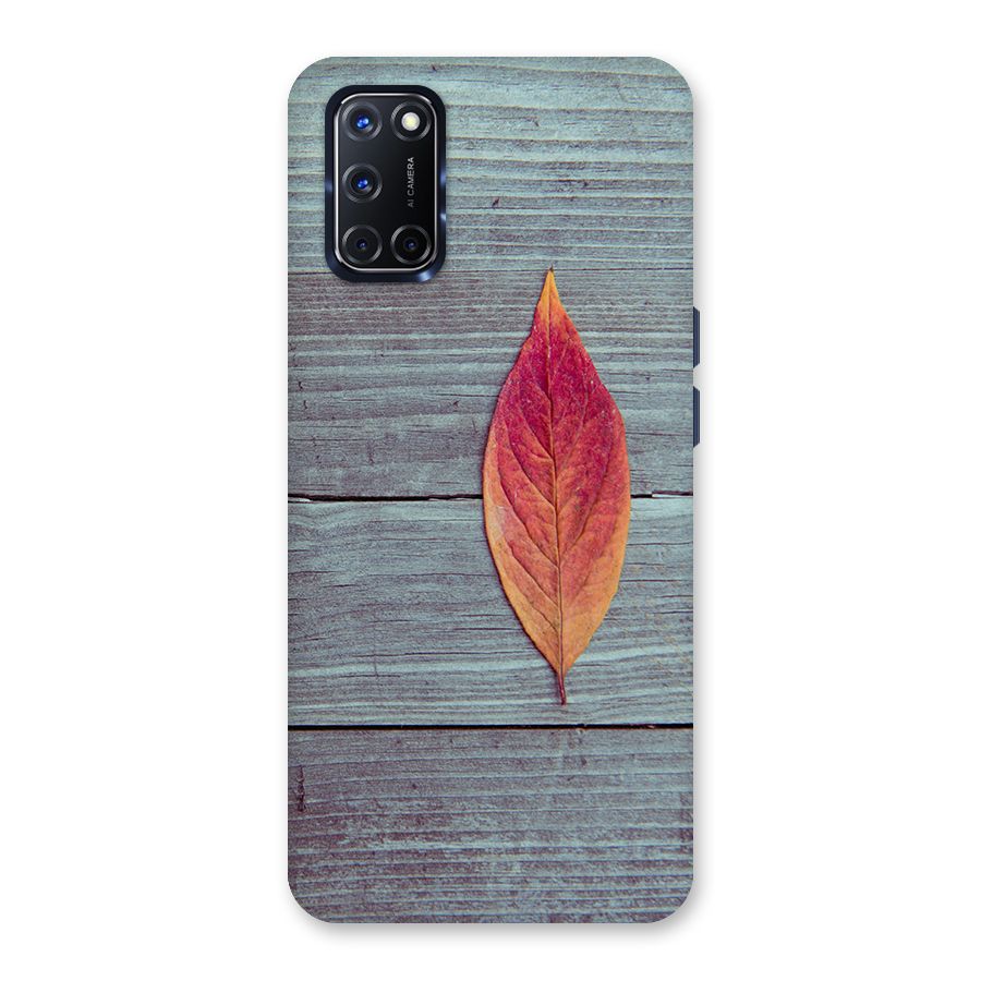 Classic Wood Leaf Back Case for Oppo A52