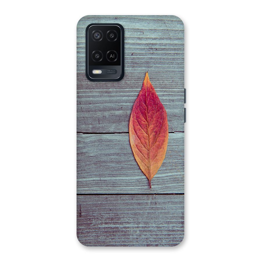 Classic Wood Leaf Back Case for Oppo A54
