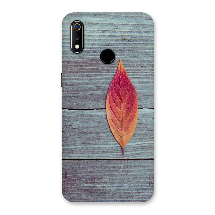 Classic Wood Leaf Back Case for Realme 3