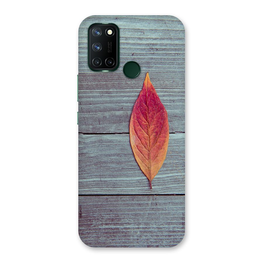 Classic Wood Leaf Back Case for Realme 7i