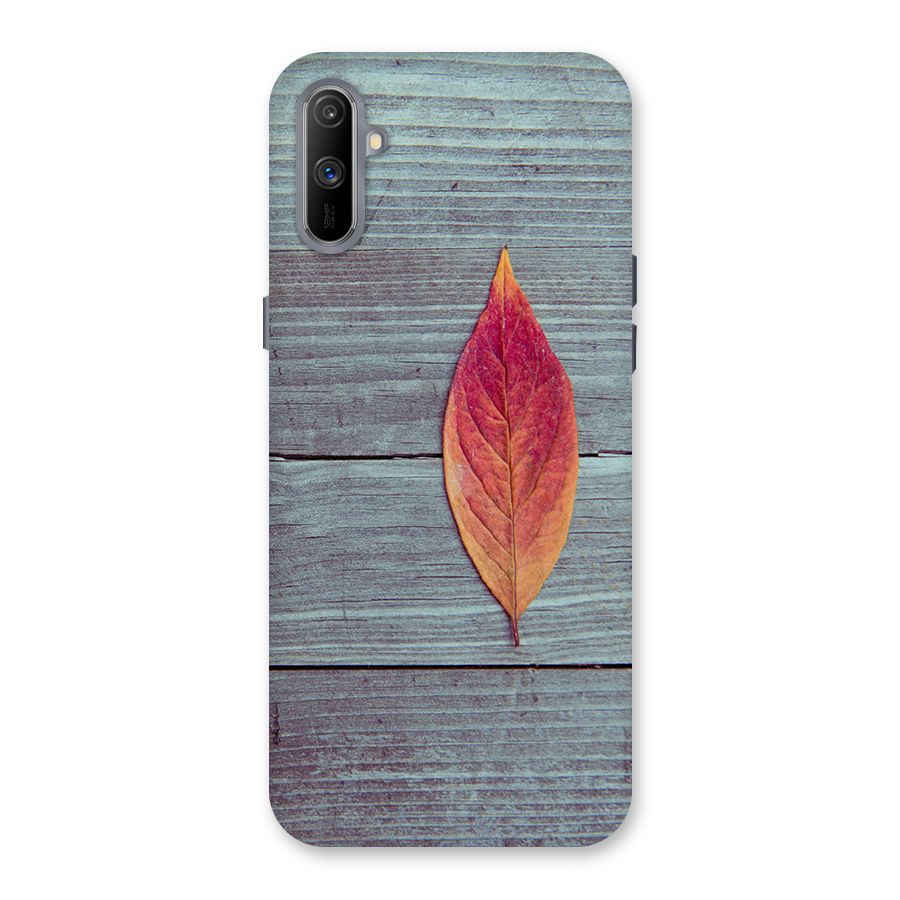 Classic Wood Leaf Back Case for Realme C3