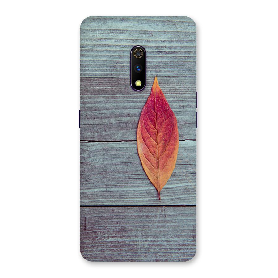 Classic Wood Leaf Back Case for Realme X