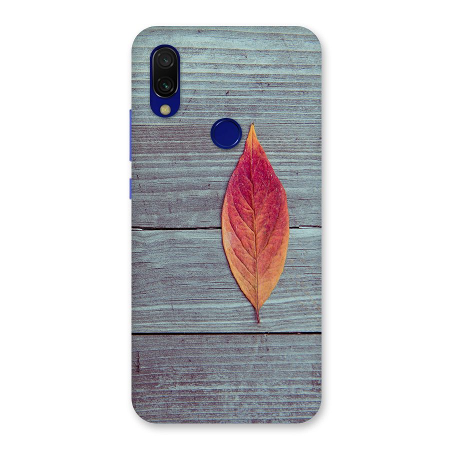 Classic Wood Leaf Back Case for Redmi 7