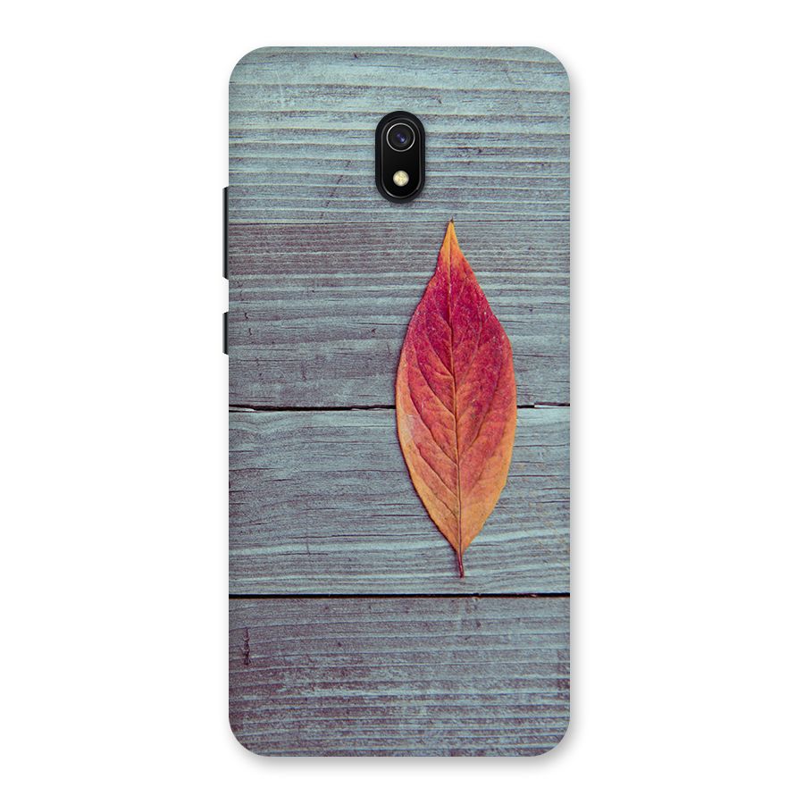 Classic Wood Leaf Back Case for Redmi 8A