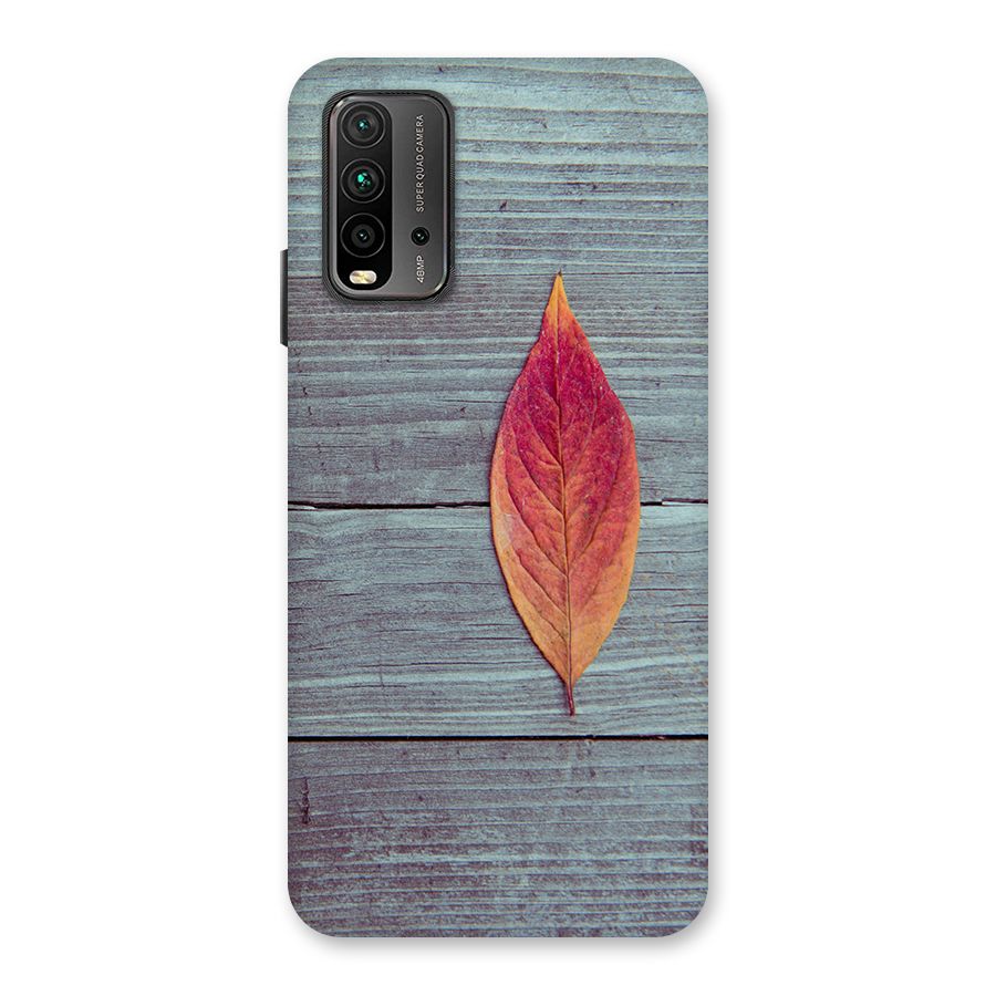Classic Wood Leaf Back Case for Redmi 9 Power