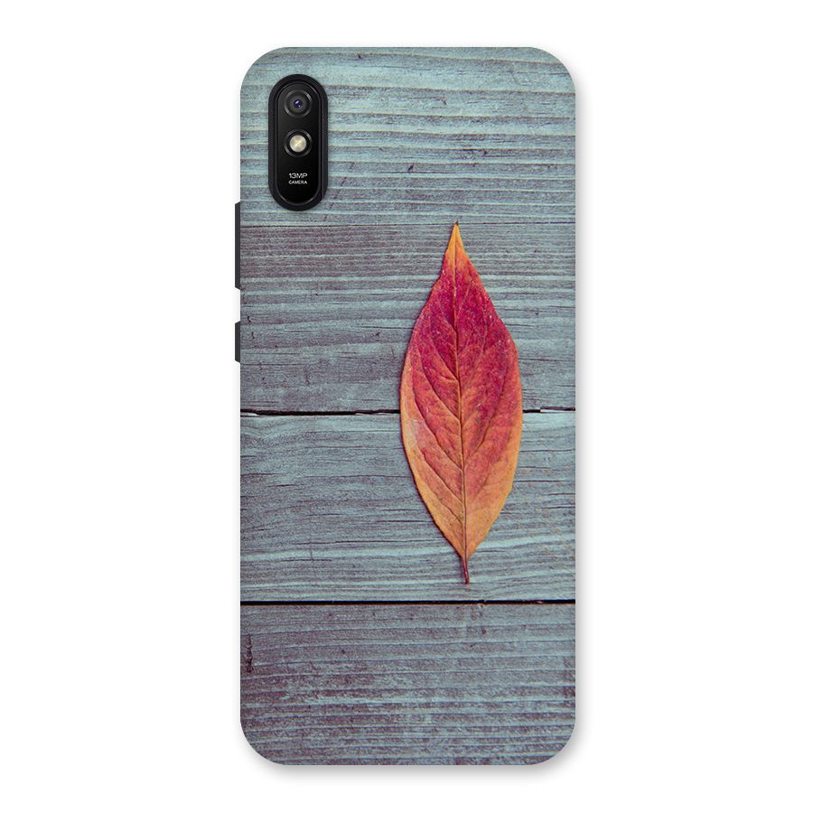 Classic Wood Leaf Back Case for Redmi 9i