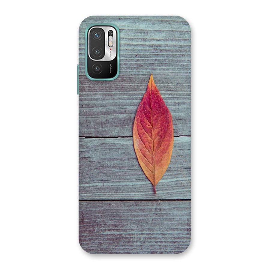 Classic Wood Leaf Back Case for Redmi Note 10T 5G
