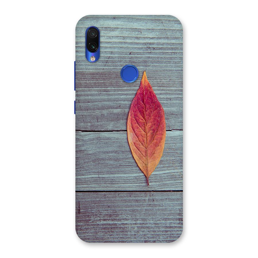 Classic Wood Leaf Back Case for Redmi Note 7S
