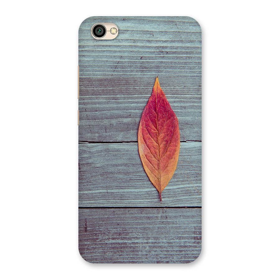 Classic Wood Leaf Back Case for Redmi Y1 Lite