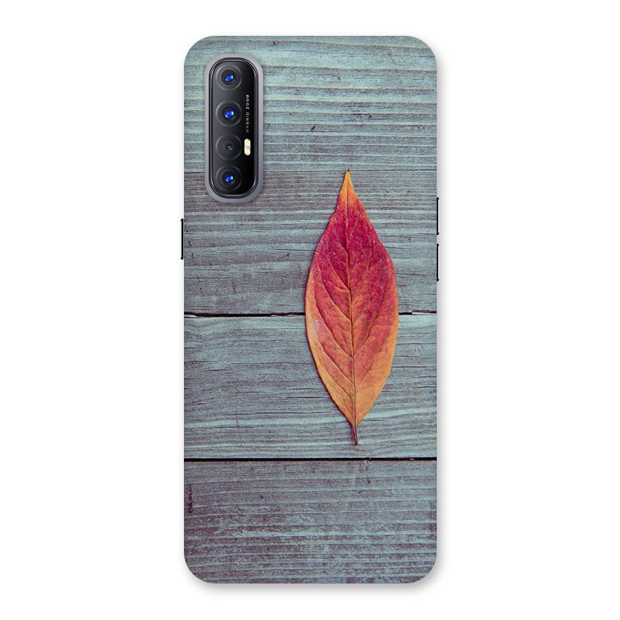 Classic Wood Leaf Back Case for Reno3 Pro