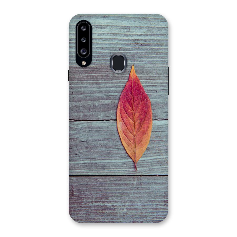 Classic Wood Leaf Back Case for Samsung Galaxy A20s