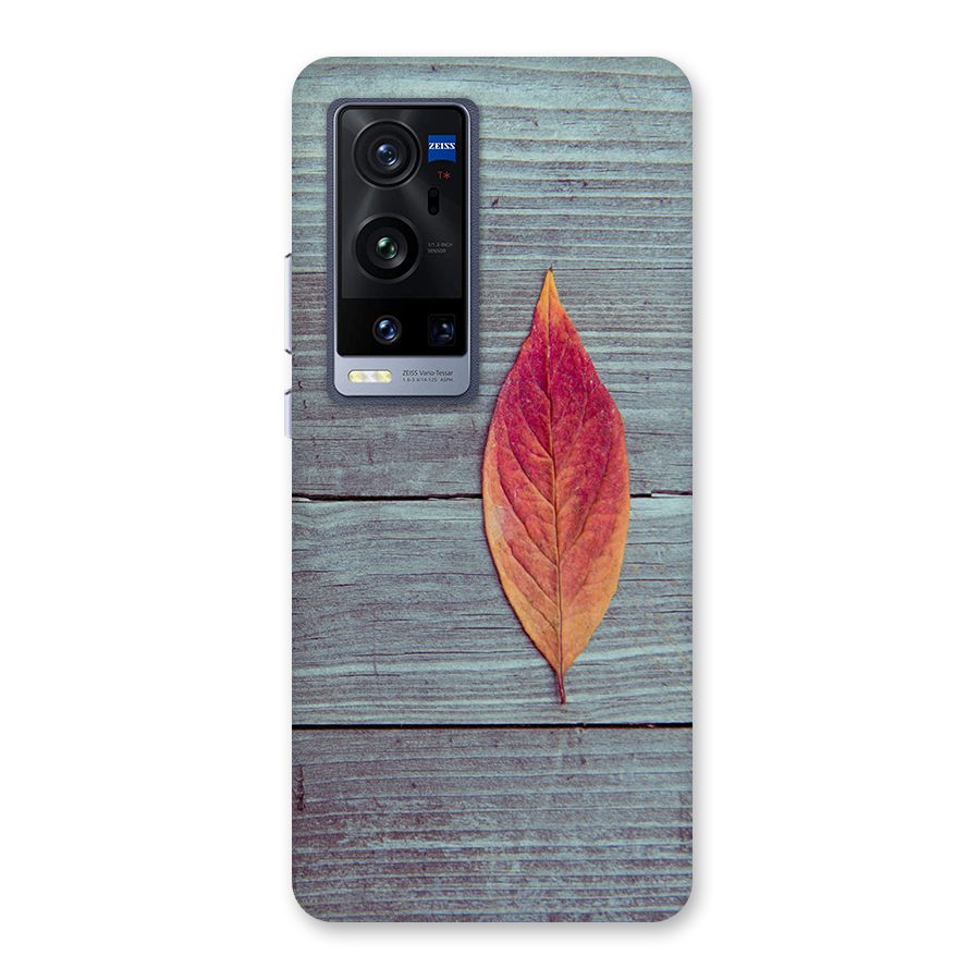 Classic Wood Leaf Back Case for Vivo X60 Pro Plus
