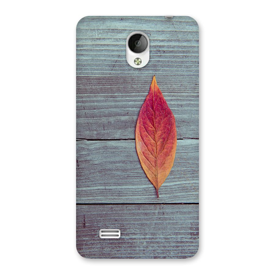 Classic Wood Leaf Back Case for Vivo Y21