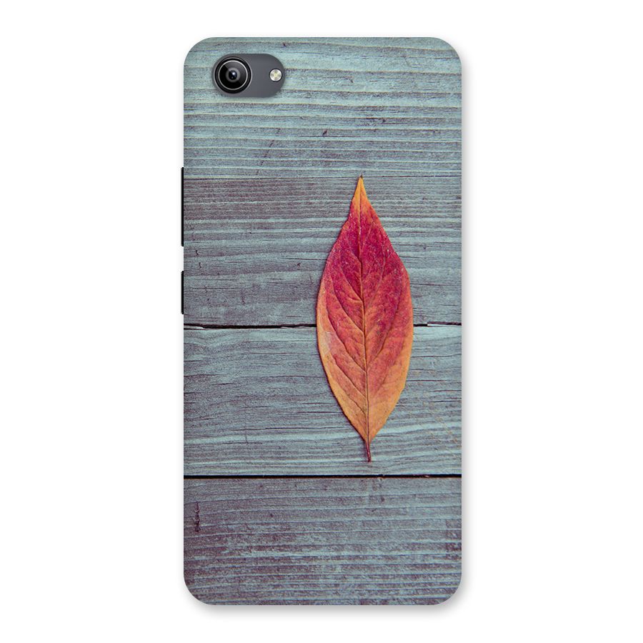 Classic Wood Leaf Back Case for Vivo Y81i