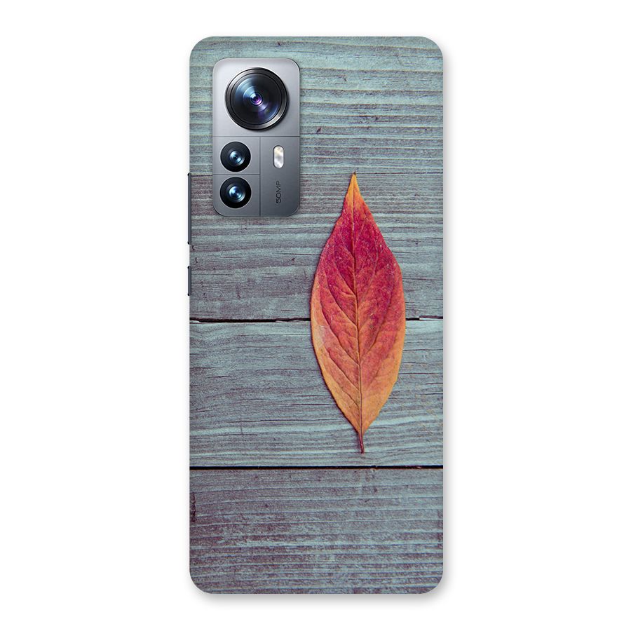 Classic Wood Leaf Back Case for Xiaomi 12 Pro
