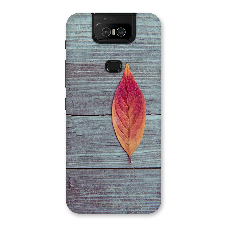 Classic Wood Leaf Back Case for Zenfone 6z