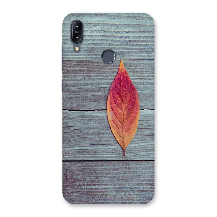 Classic Wood Leaf Back Case for Zenfone Max M2