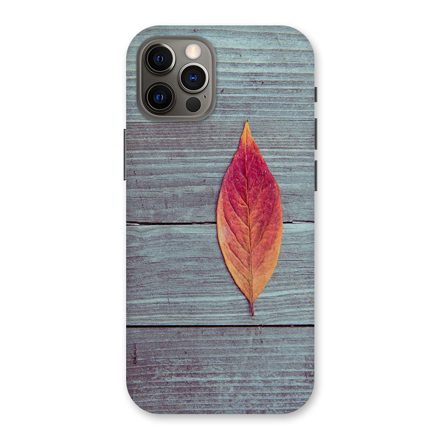 Classic Wood Leaf Back Case for iPhone 12 Pro