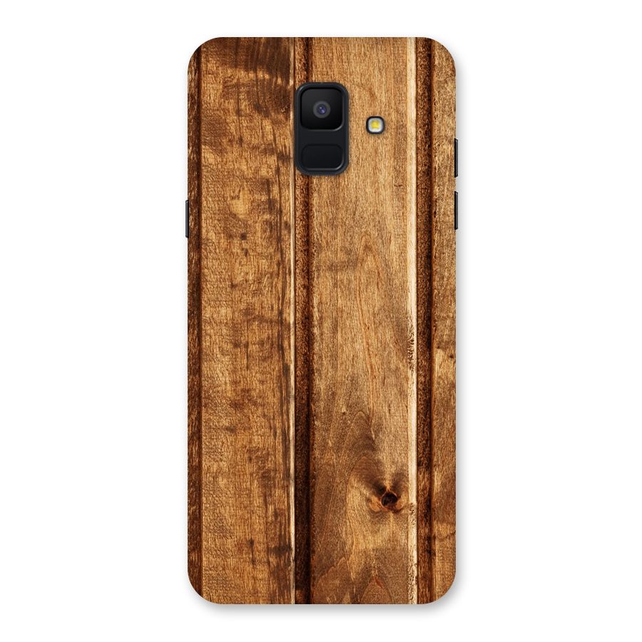 Classic Wood Print Back Case for Galaxy A6 (2018)