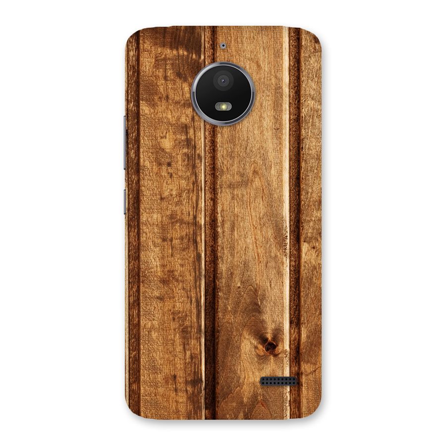 Classic Wood Print Back Case for Moto E4
