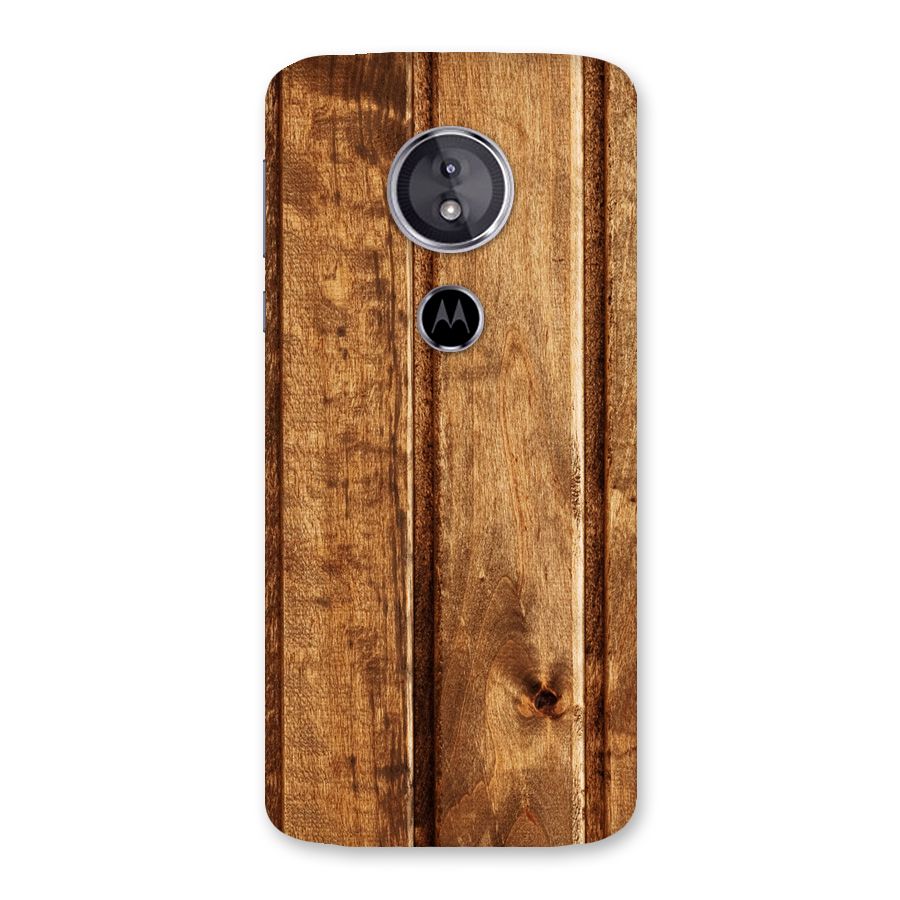 Classic Wood Print Back Case for Moto E5