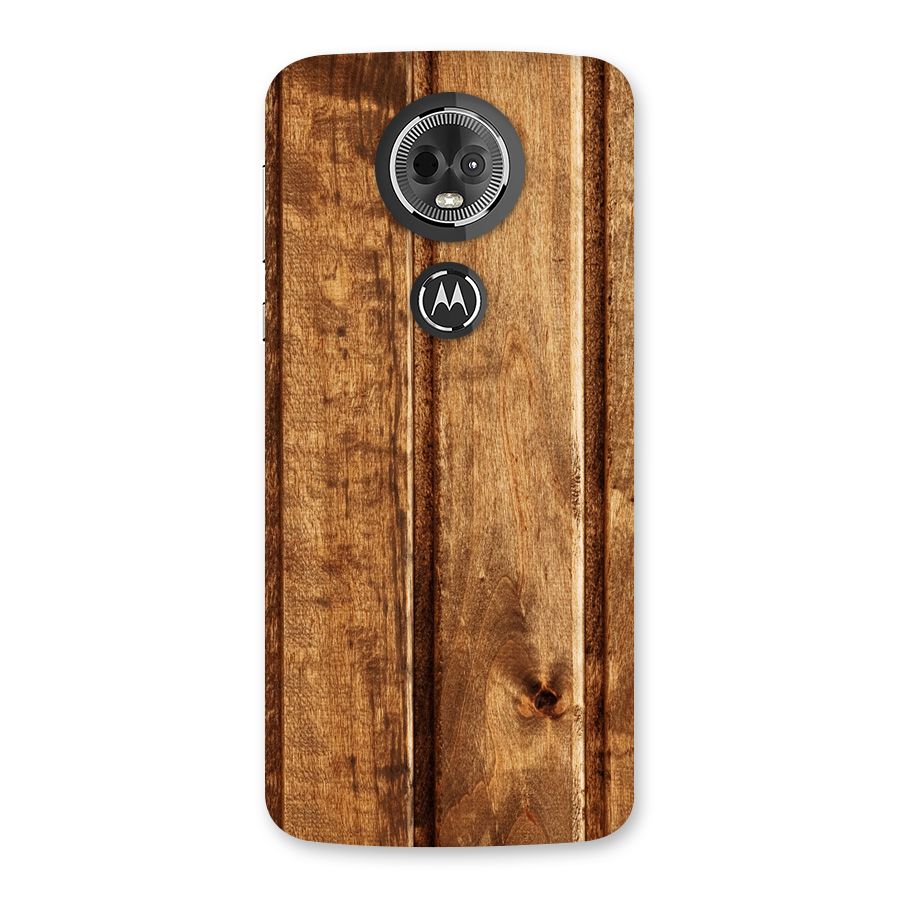 Classic Wood Print Back Case for Moto E5 Plus