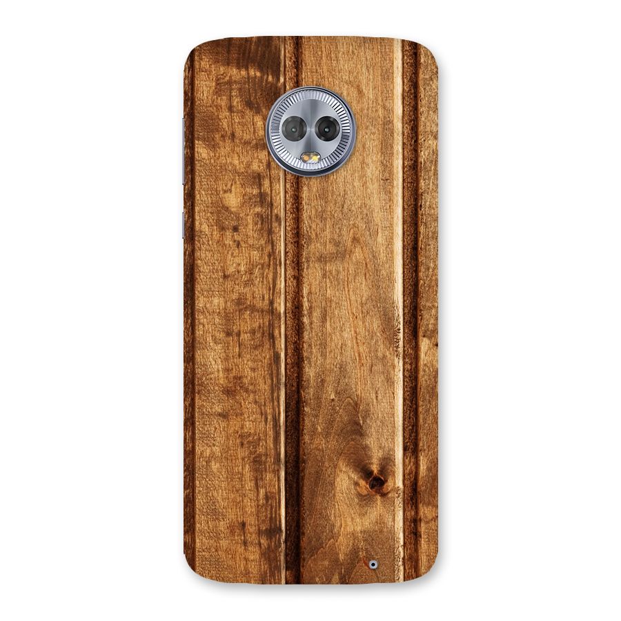 Classic Wood Print Back Case for Moto G6 Plus