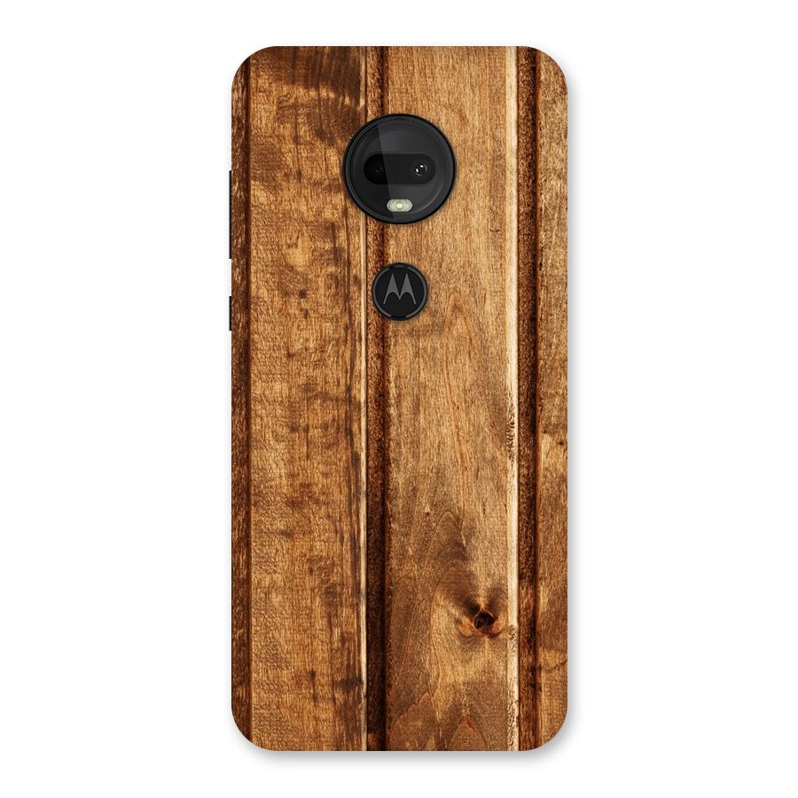 Classic Wood Print Back Case for Moto G7