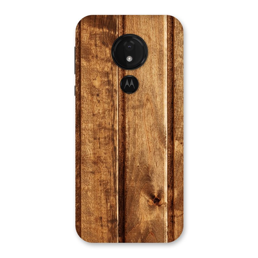 Classic Wood Print Back Case for Moto G7 Power