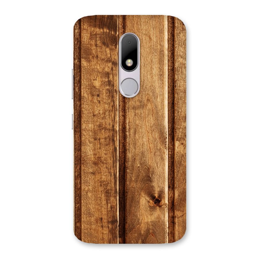 Classic Wood Print Back Case for Moto M