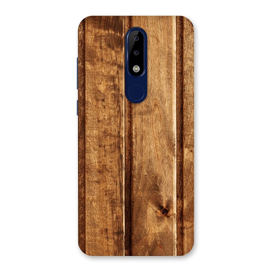 Classic Wood Print Back Case for Nokia 5.1 Plus