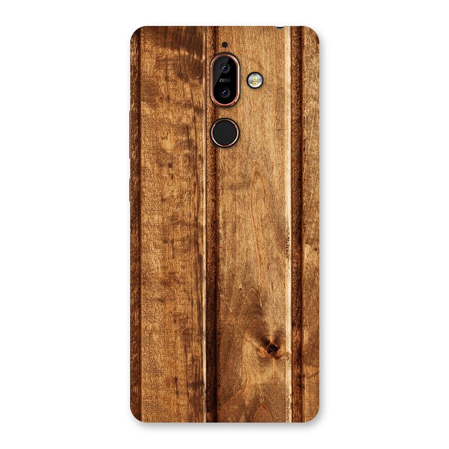 Classic Wood Print Back Case for Nokia 7 Plus