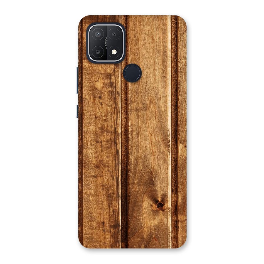 Classic Wood Print Back Case for Oppo A15