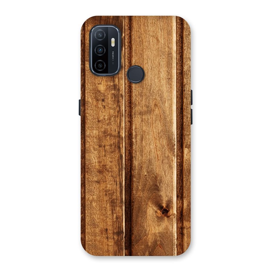 Classic Wood Print Back Case for Oppo A32
