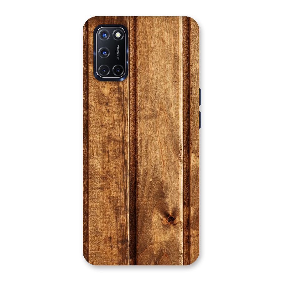 Classic Wood Print Back Case for Oppo A52