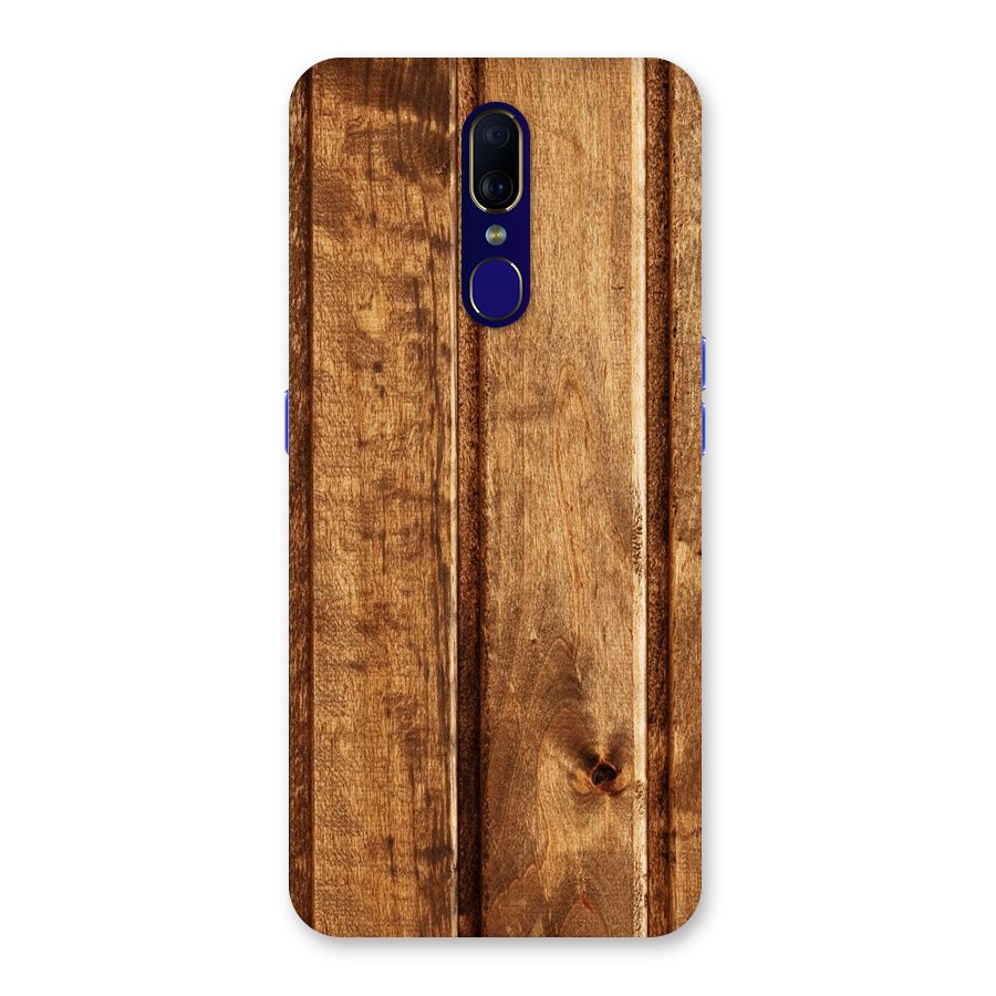 Classic Wood Print Back Case for Oppo F11