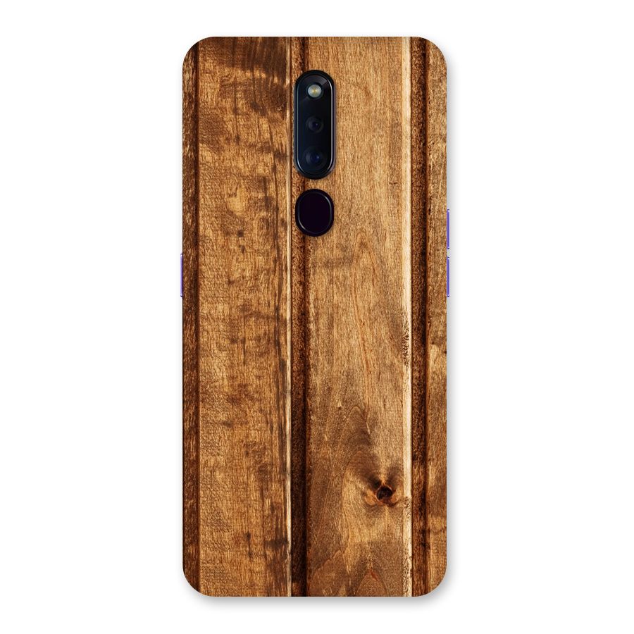 Classic Wood Print Back Case for Oppo F11 Pro