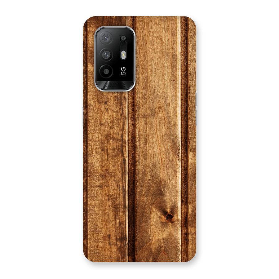 Classic Wood Print Back Case for Oppo F19 Pro Plus 5G