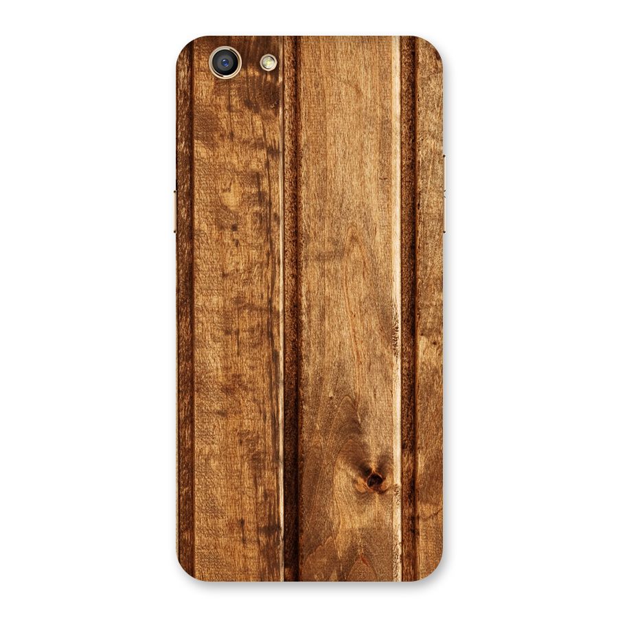 Classic Wood Print Back Case for Oppo F3